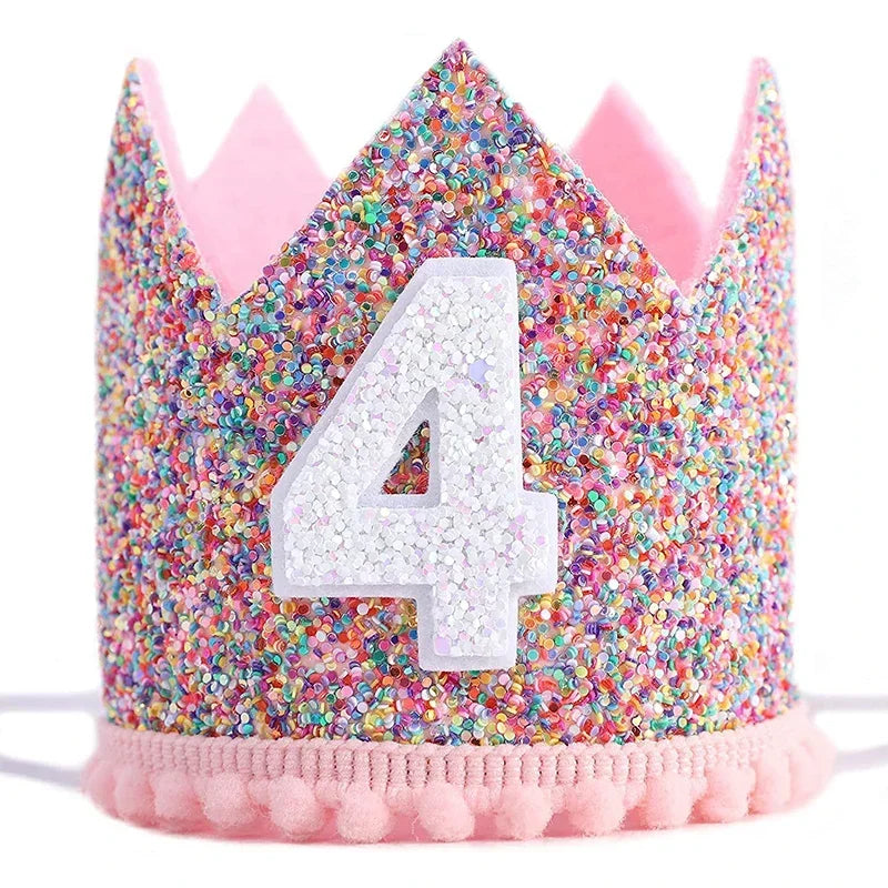 1/2 1 2 3 4 5 6 Year Old hat mini crown