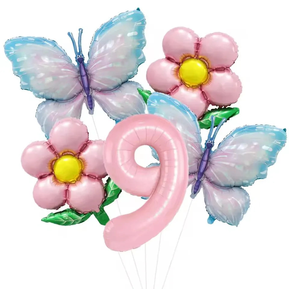 Colorful Butterfly balloons 5pcs