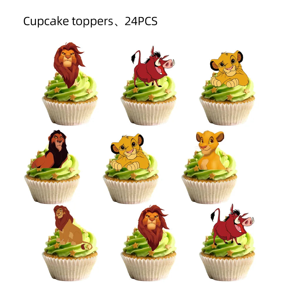 Caraktar cake decorations include cake topper
