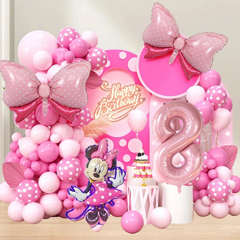 Minnie Mouse 40 inch Pink Arch 120PCS