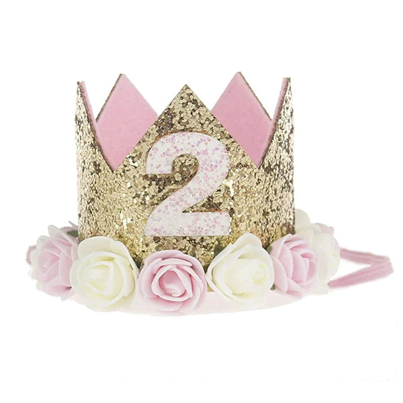 Crown hat kids 1 2 3 Year 1st