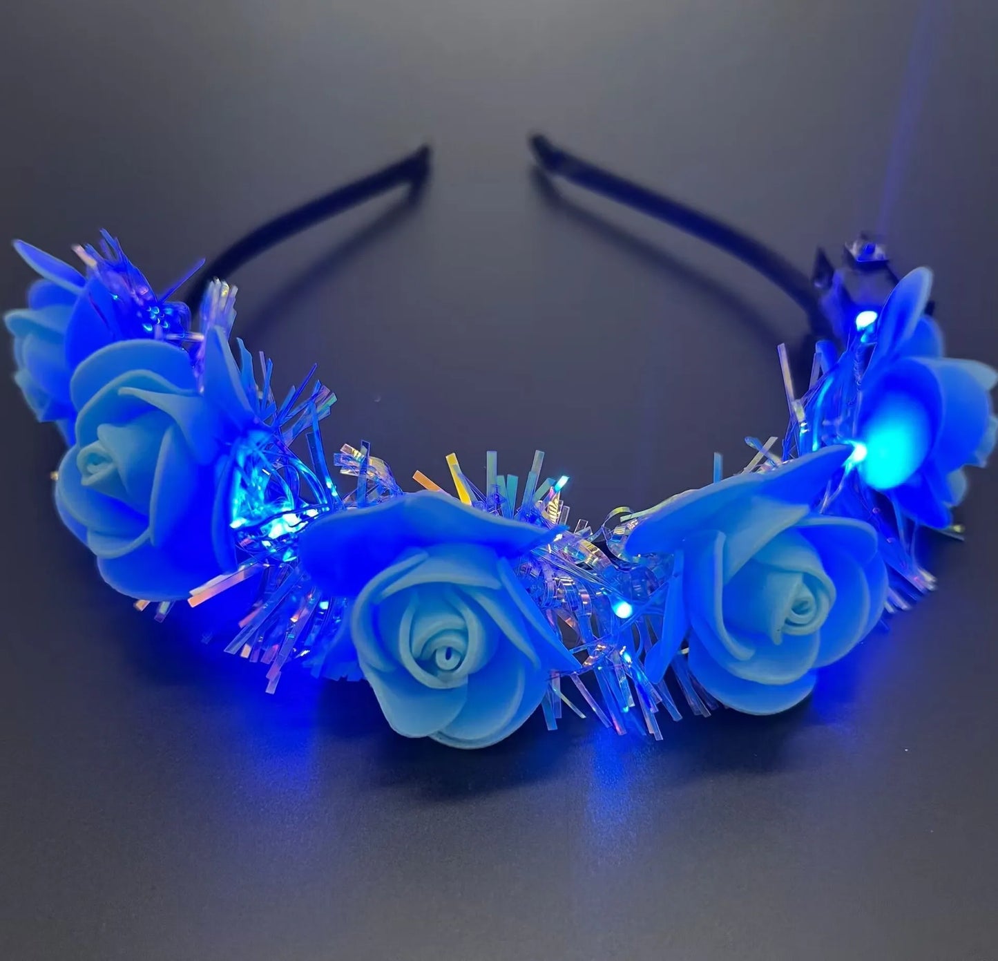 LED Light Flower Headband