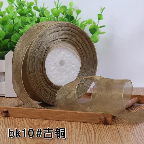 Organza ribbon 50 yards/Roll