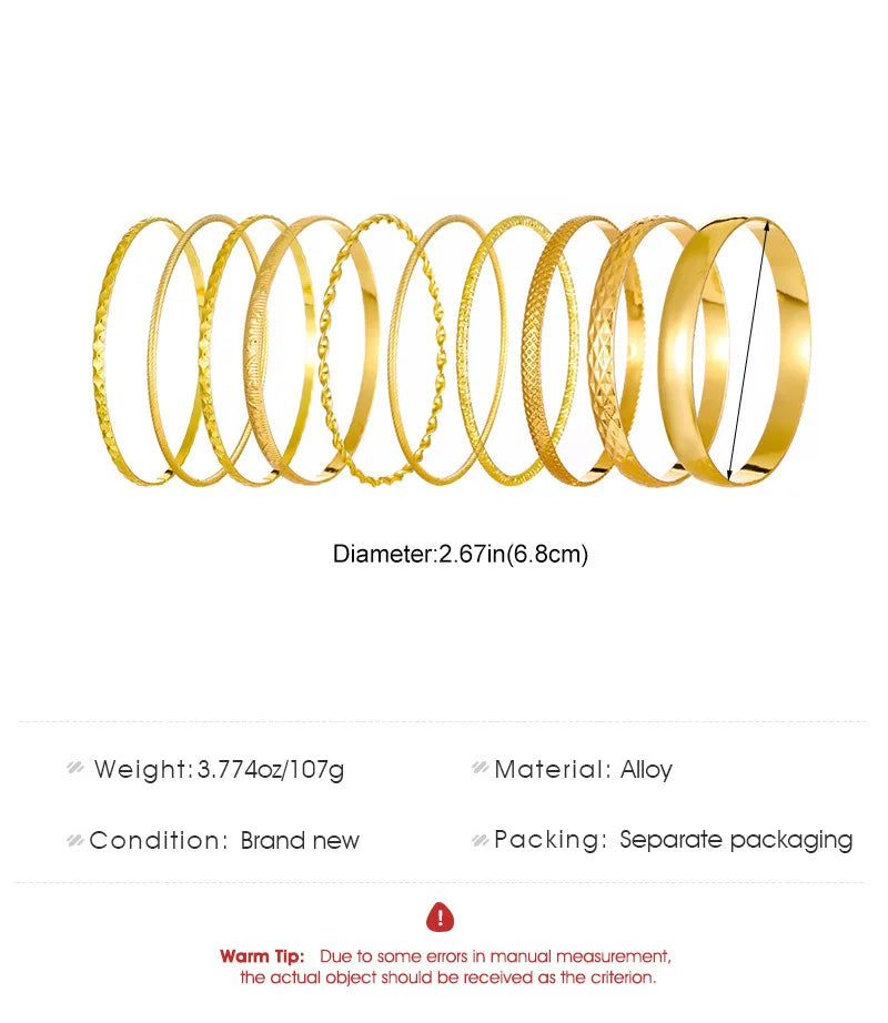 Twist bangles gold , silver color bracelets