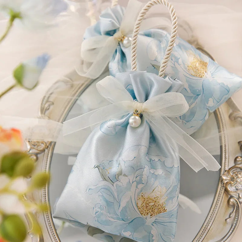 Flower Drawstring Gift for Candy 1Pc