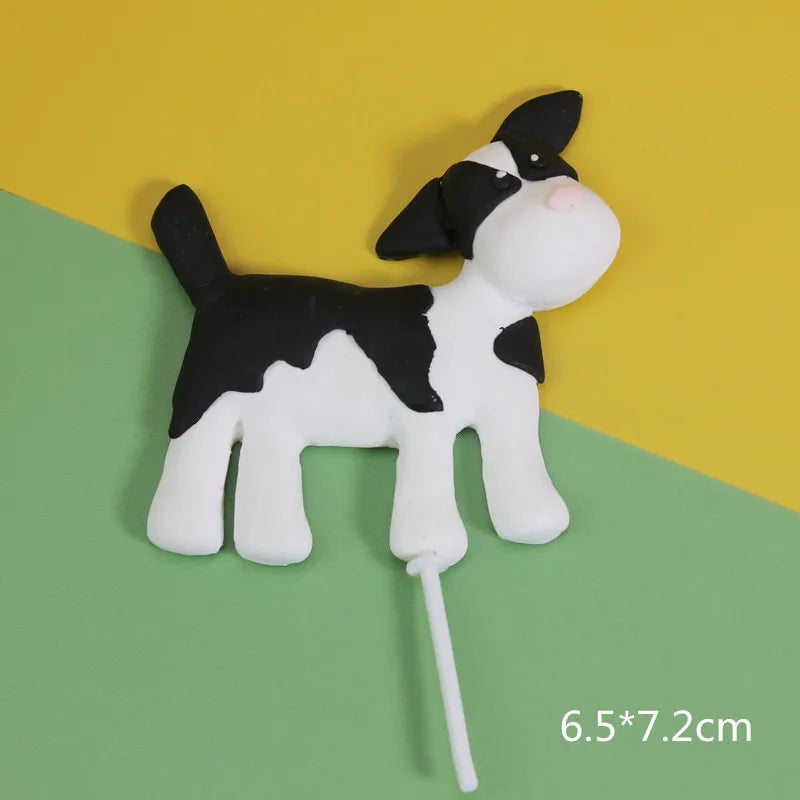 Farm animal party cake decoration 1pcs