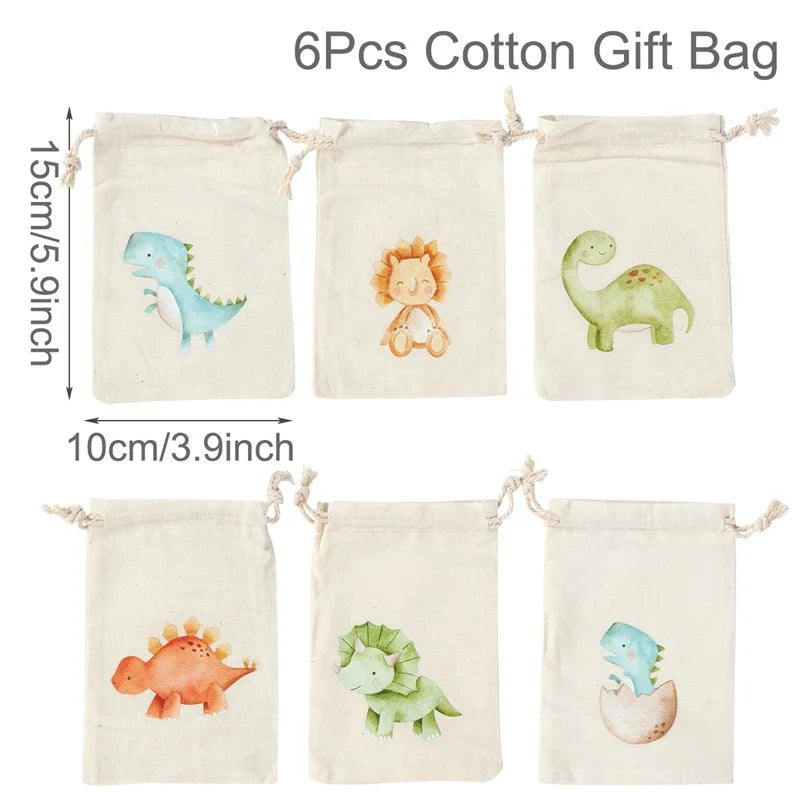 Dinosaur disposable tablecloth party decoration