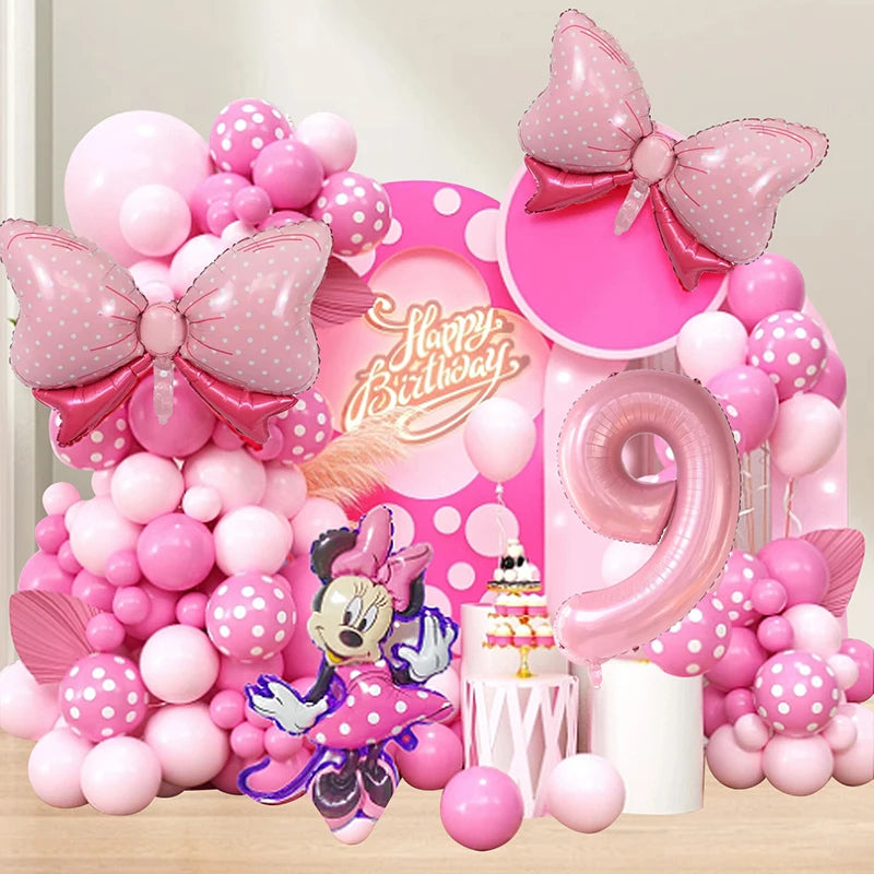 Minnie Mouse 40 inch Pink Arch 120PCS