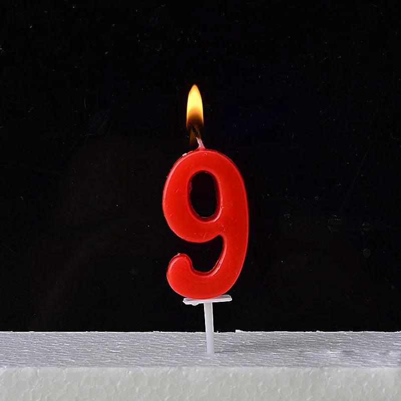 1Pcs number cake topper candles
