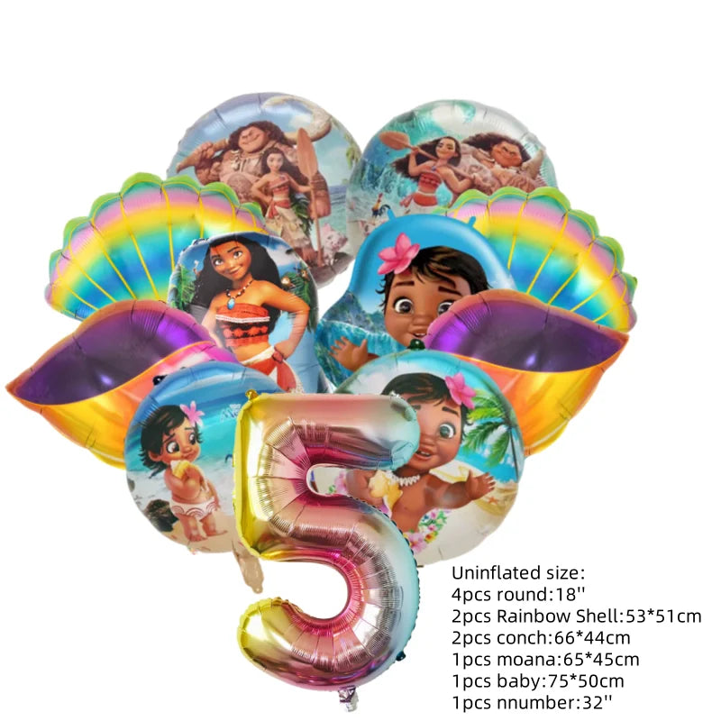Moana Balloons Set