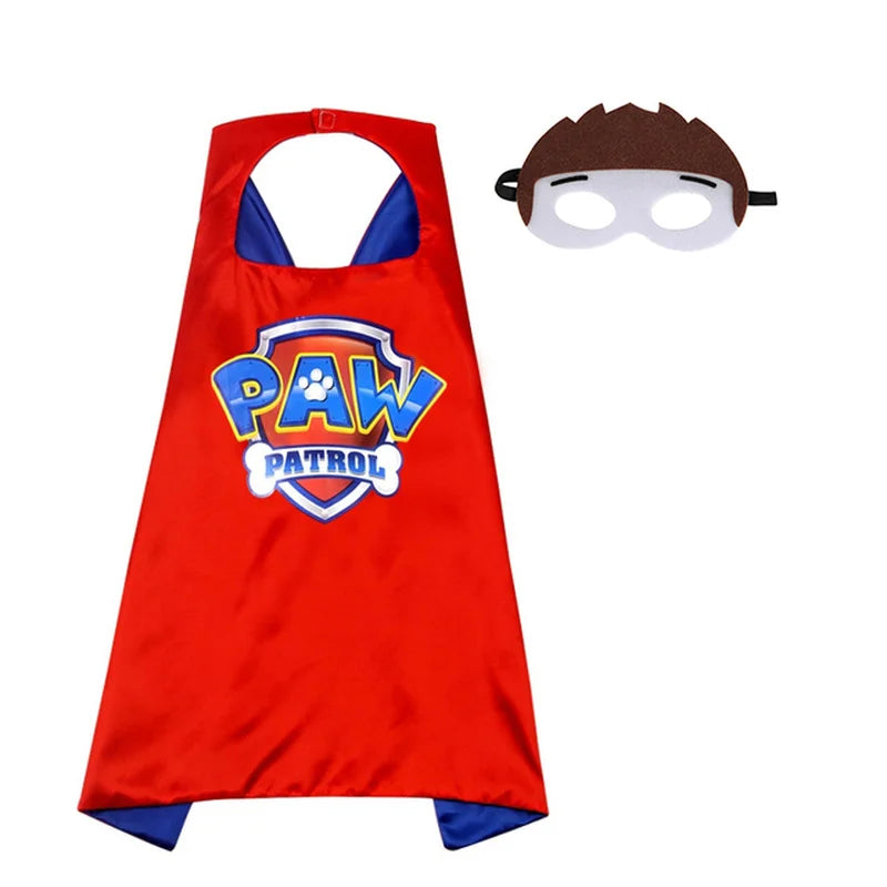 Paw Patrol Mask Cloak Cape Cosplay