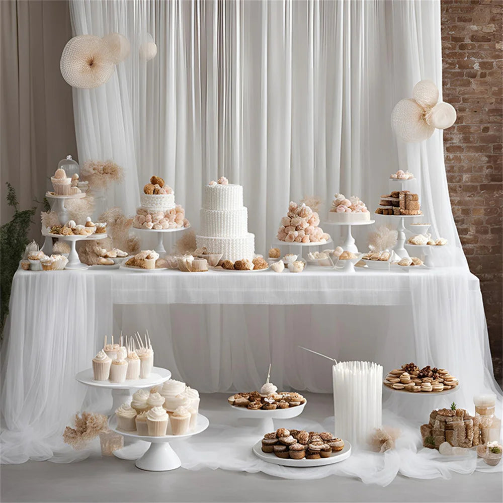 Tulle backdrop curtains sheer 10/5/3/2/1M