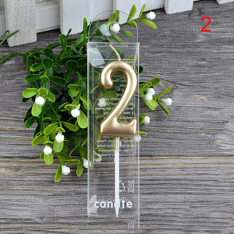 1Pcs number cake topper candles
