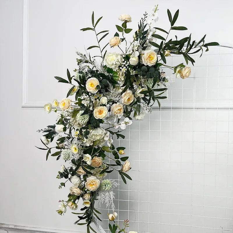Artificial Crescent Flower Table & Arch Decoration