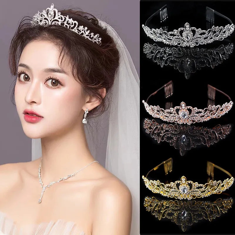Crystal tiara Rhinestone crown