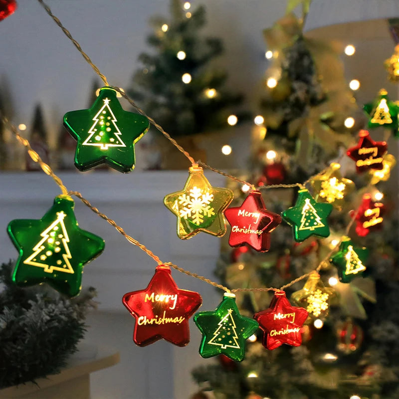 LED Star & Ball Christmas Lights