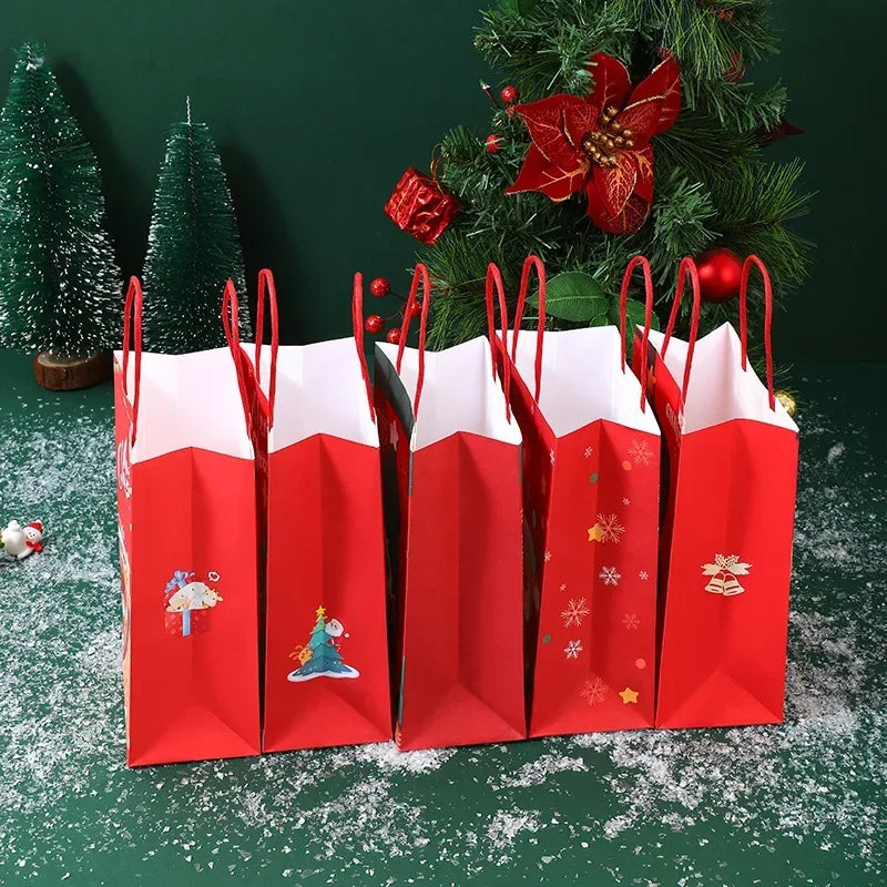 20 pcs Cute Santa Gift Box Bag