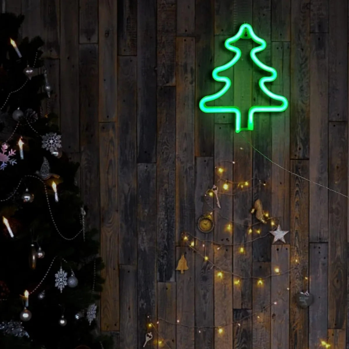1pc Christmas Neon Light Decor