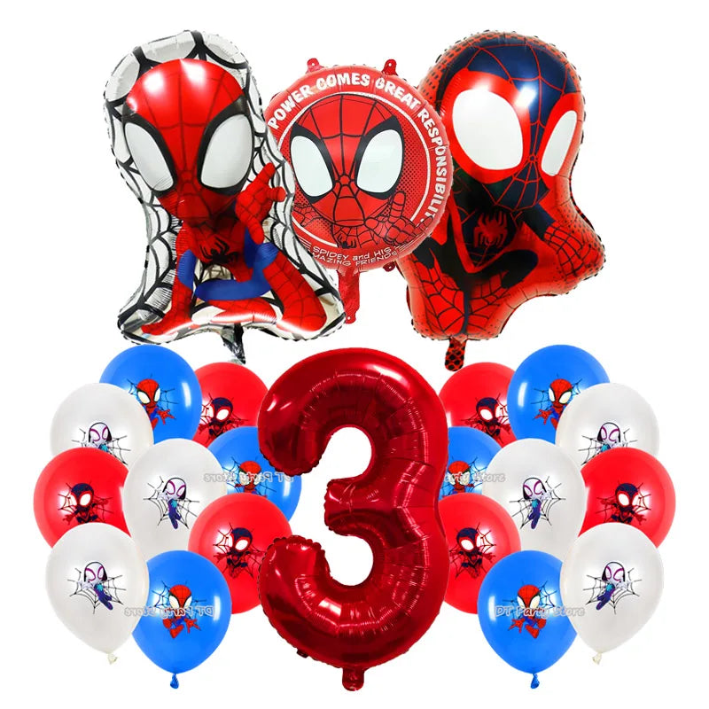 SpiderMan Theme Decoration