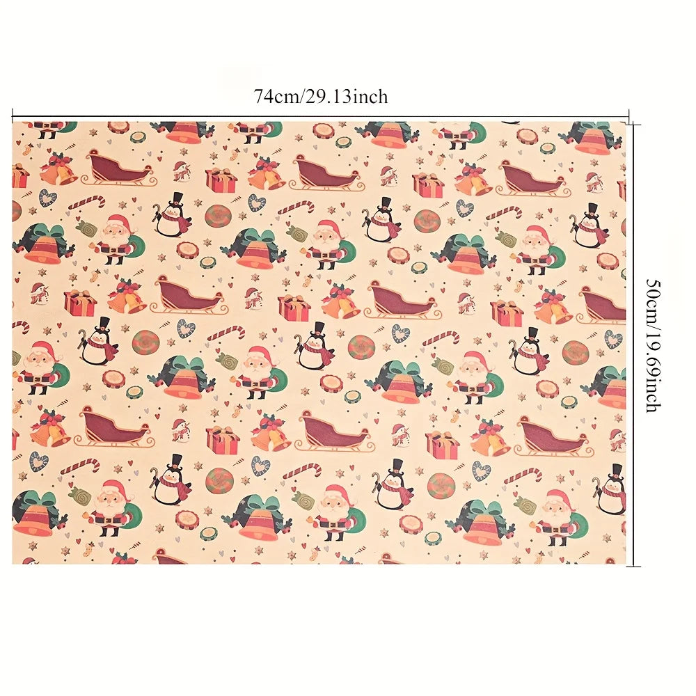 10 Rolls Christmas Gift Wrap