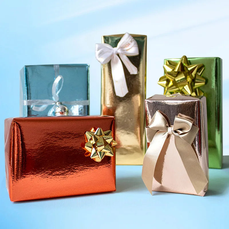 Metallic Wrapping Paper Roll – 17" x 120"