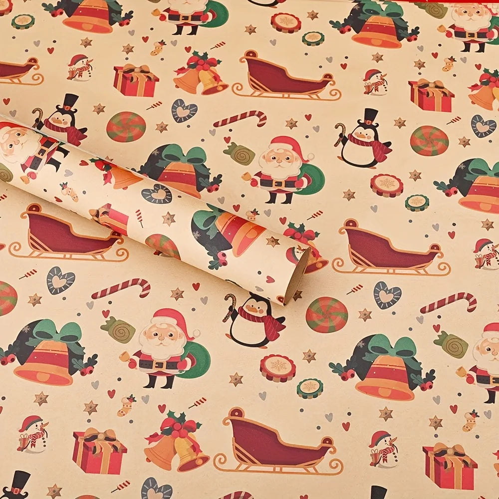 10 Rolls Christmas Gift Wrap