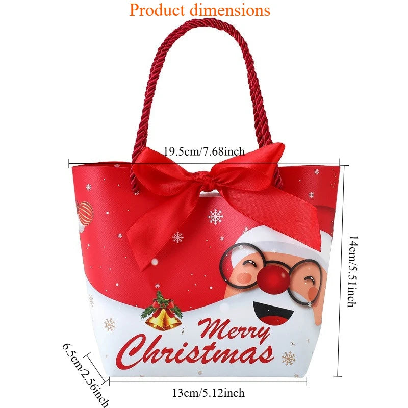 12/48pcs Creative Xmas Treat & Gift Bags