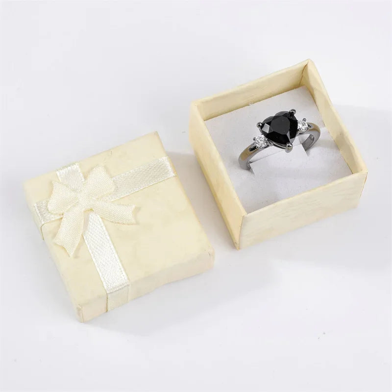 12pcs Jewelry packaging box Multi-color 4*4*3CM