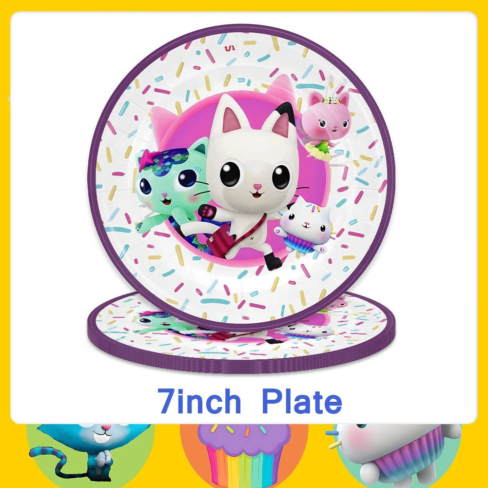 Gabby Dollhouse Party Tableware Set