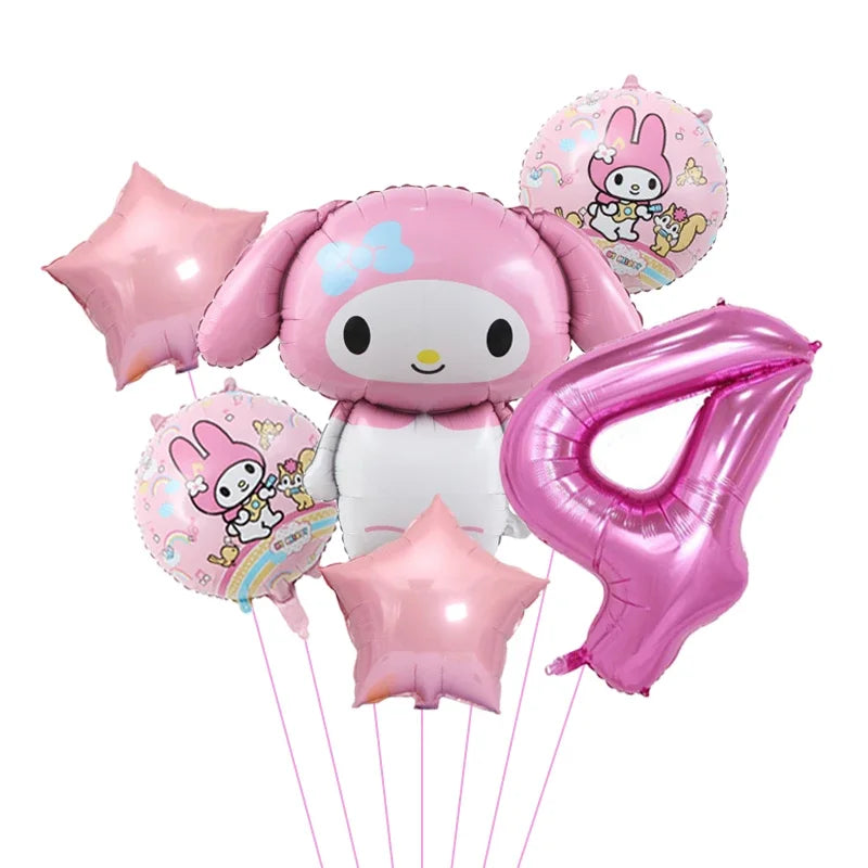 Sanrio Balloon 32 inch 6pcs