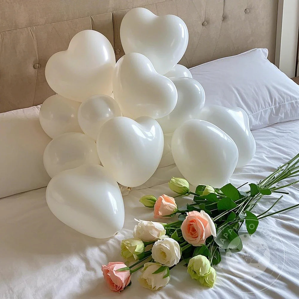 Heart balloons for decoration 20/50/100pcs 10inch