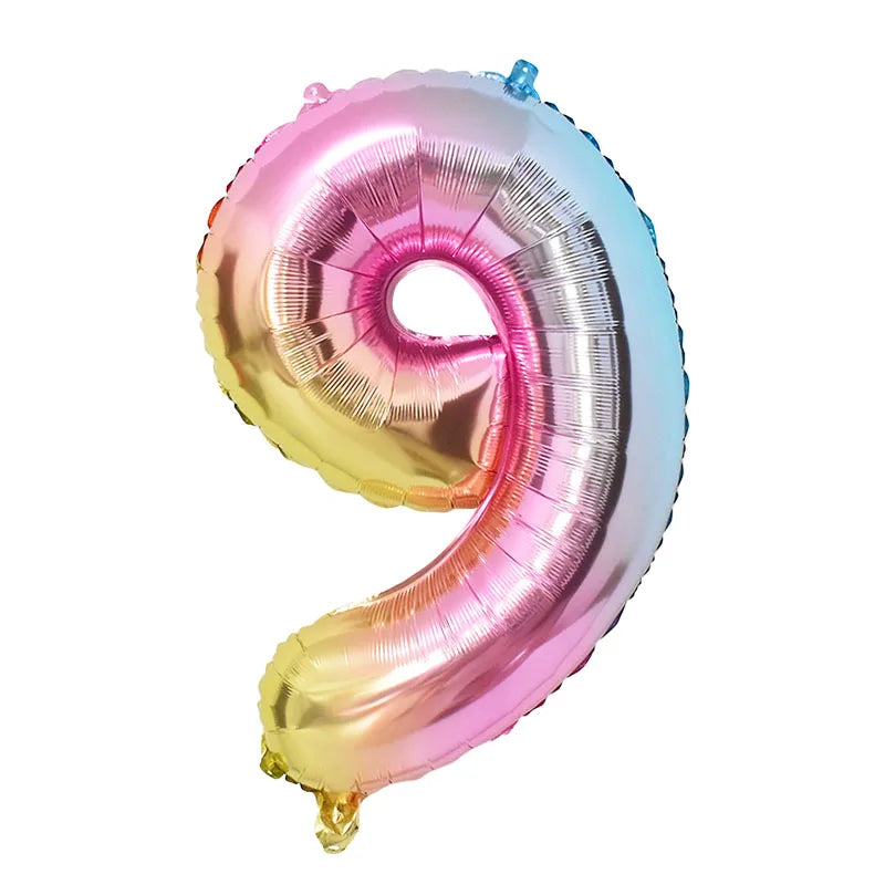 Rainbow Unicorn Balloon 32 inch 1Set