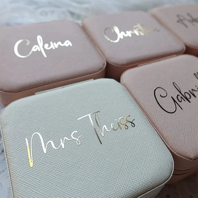 Custom name jewellery box