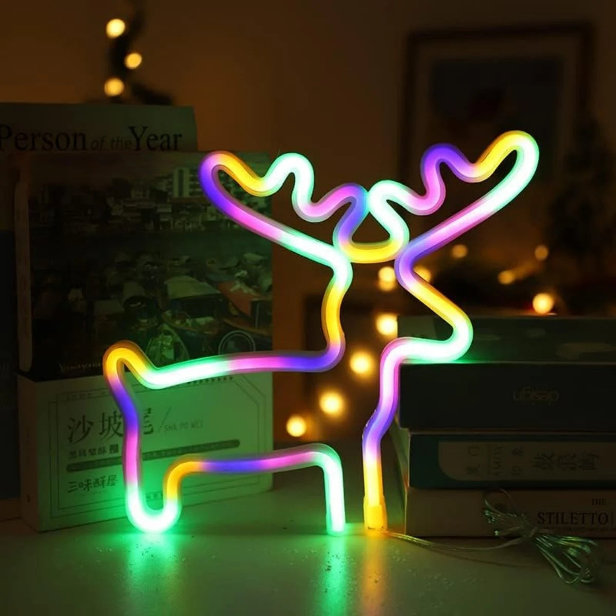 1pc Christmas Neon Light Decor