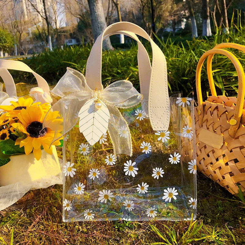 Daisy Reusable PVC Bags