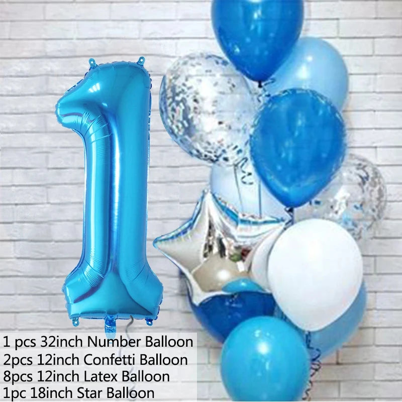 Balloons Number set / 12Pcs