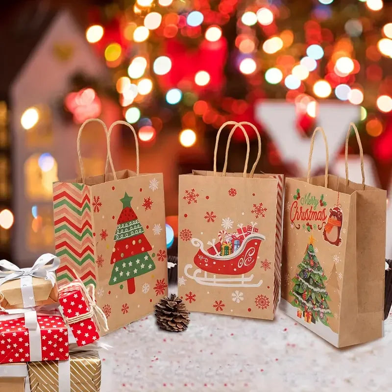 Christmas Gift & Treat Bags – 8/12pcs