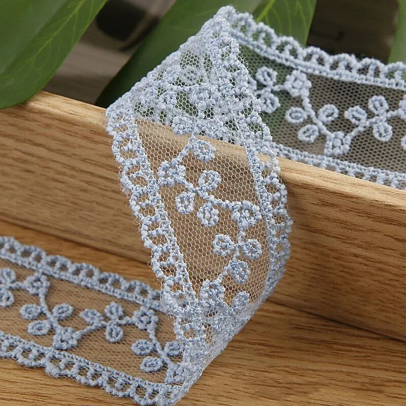 Embroidery lace ribbon 2Yard/Lot 35mm