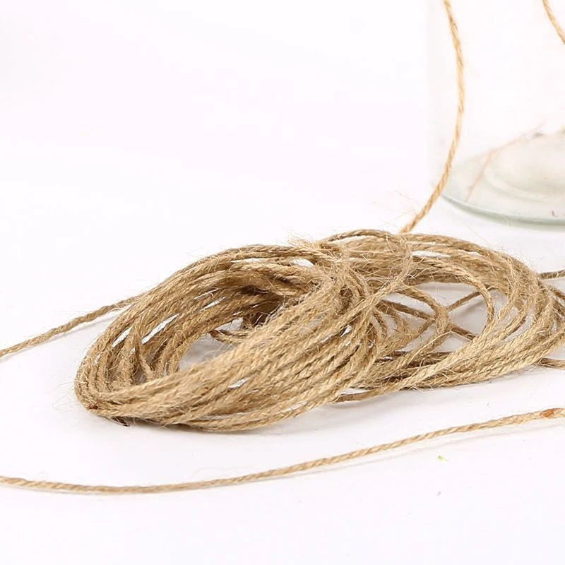 Vintage natural hemp rope