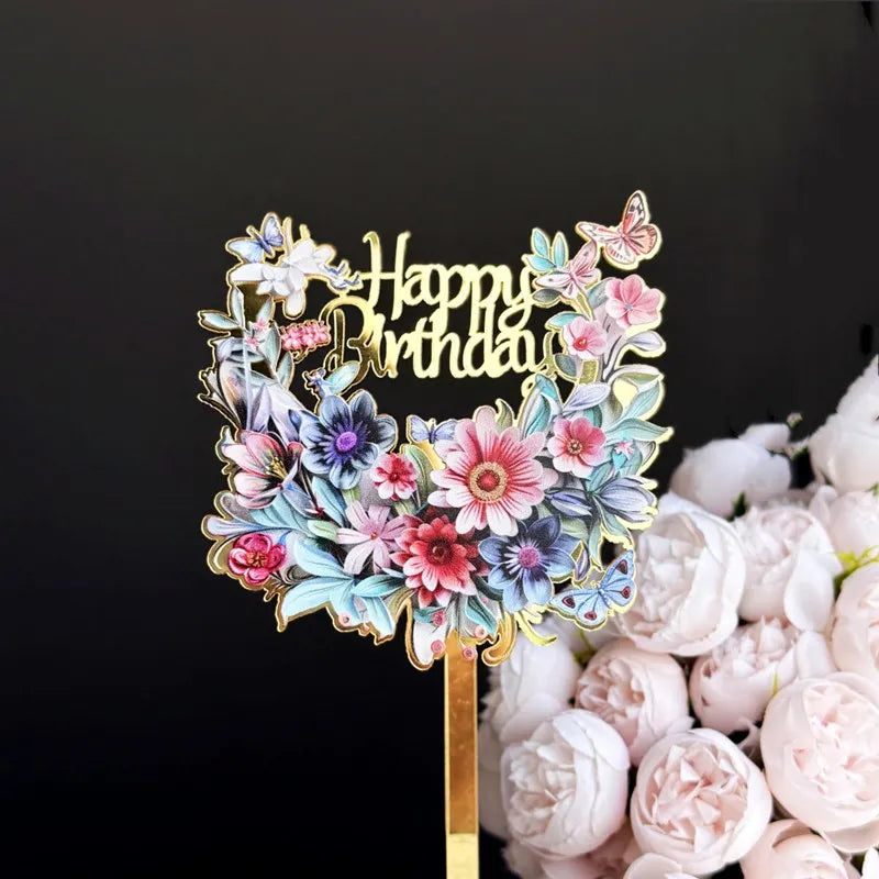 New 3D Color Printing Cake Topper