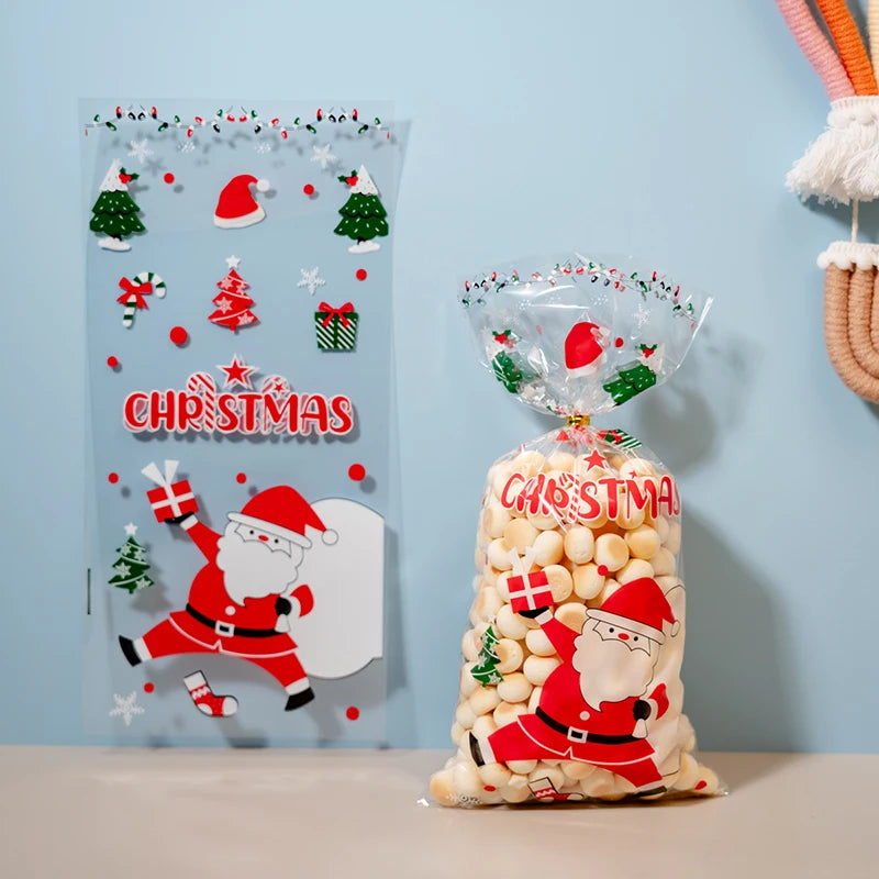 50pcs Christmas Candy Bags