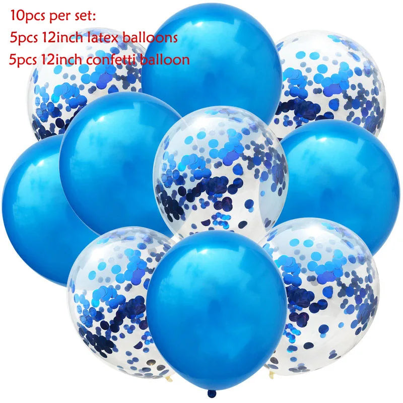 Mix Confetti Latex Balloon 12inch 10pcs