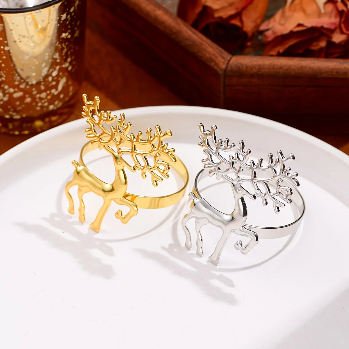 Xmas Table Napkin Rings