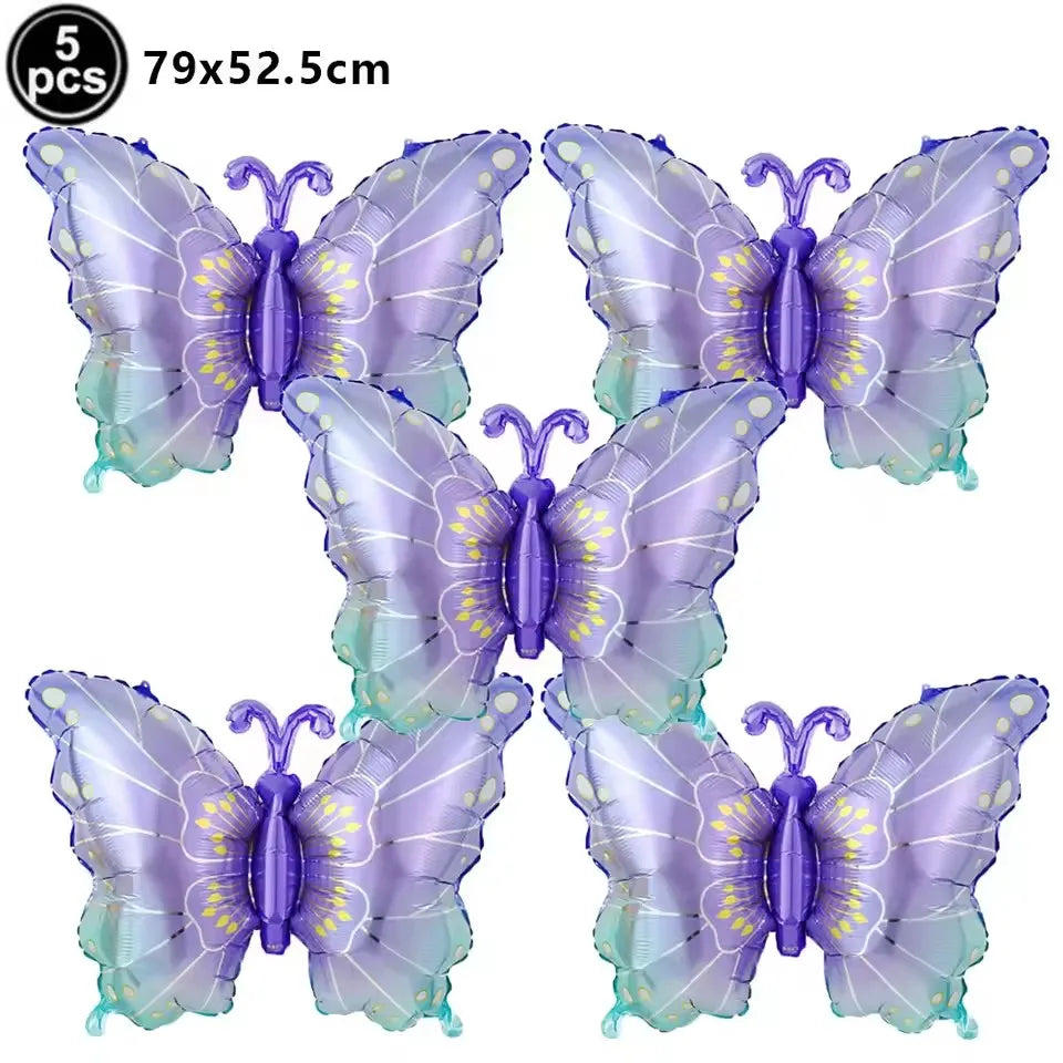 Colorful Butterfly balloons 5pcs