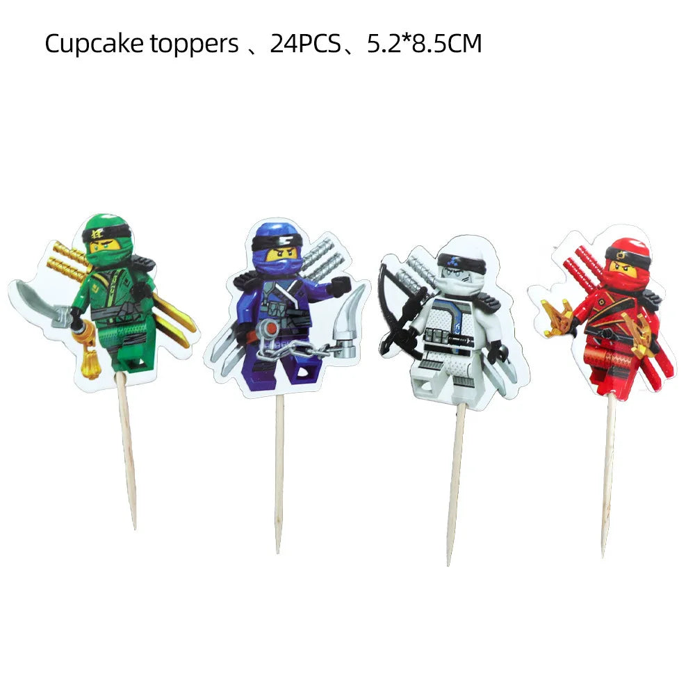 Caraktar cake decorations include cake topper