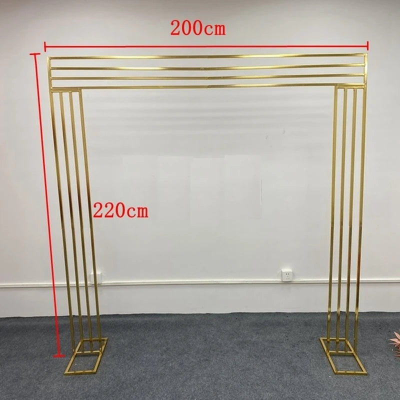 Gold Square arch - stand