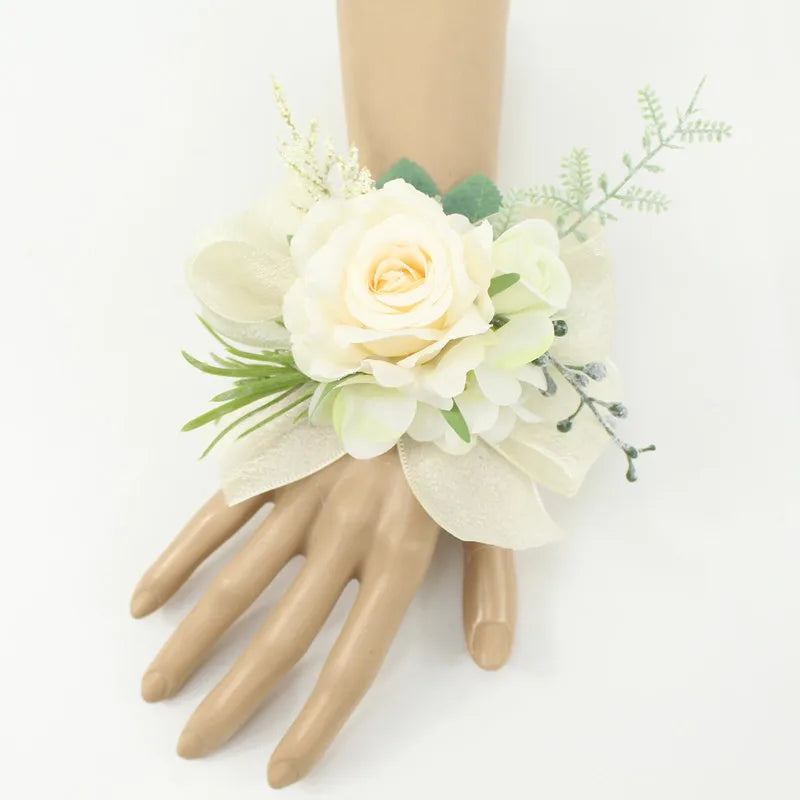 Bracelet FlowerCorsage Bridesmaid Sisters