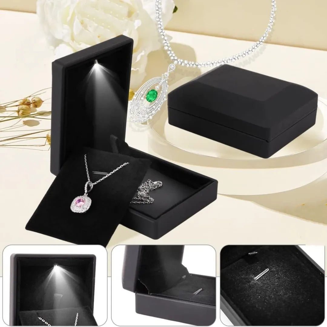 LED gift box for necklaces