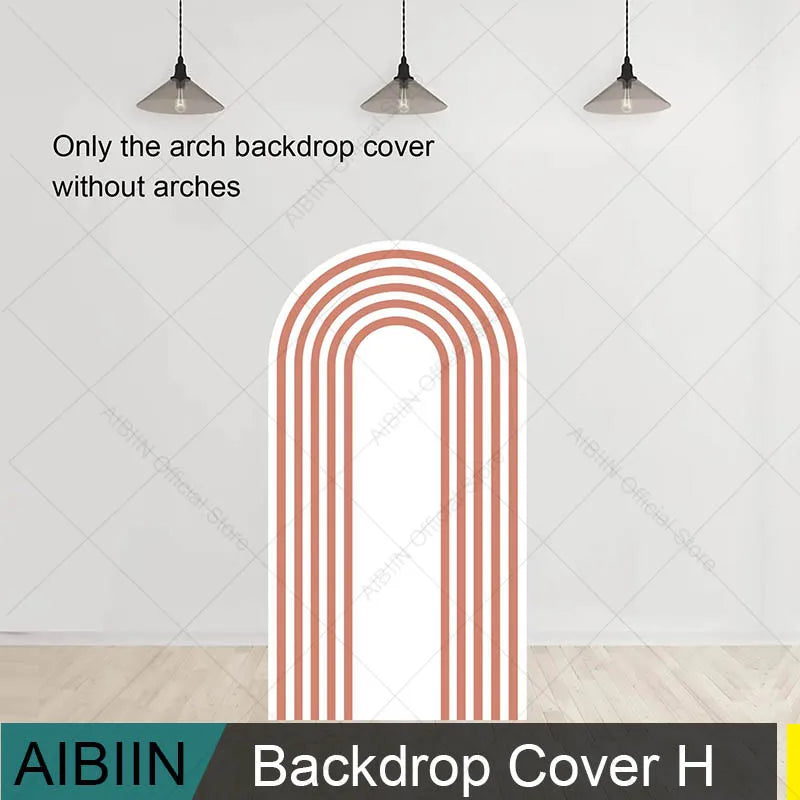 Arch backdrop cover fabric