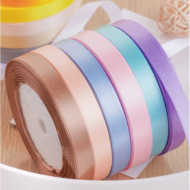 Wide Satin ribbon 22meter/roll 10mm